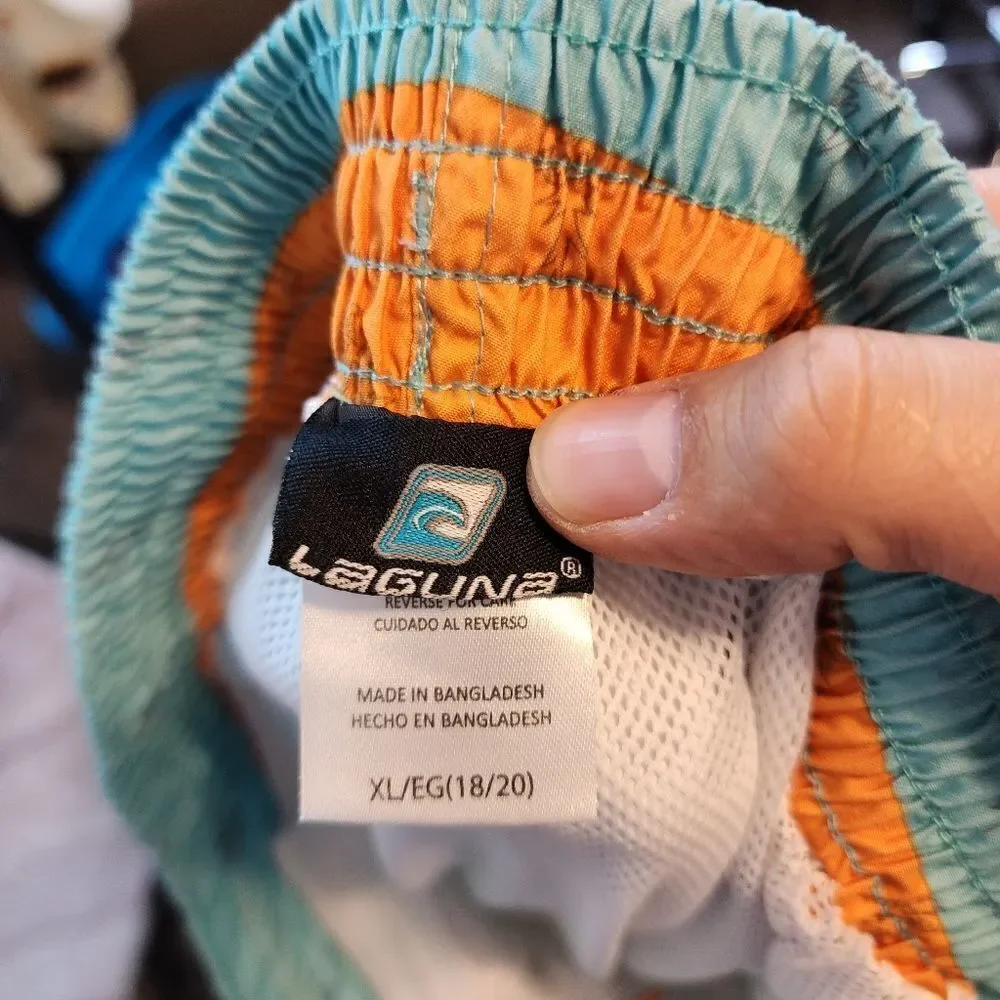 Boy's Laguna swim trunks, size XL (18/20)